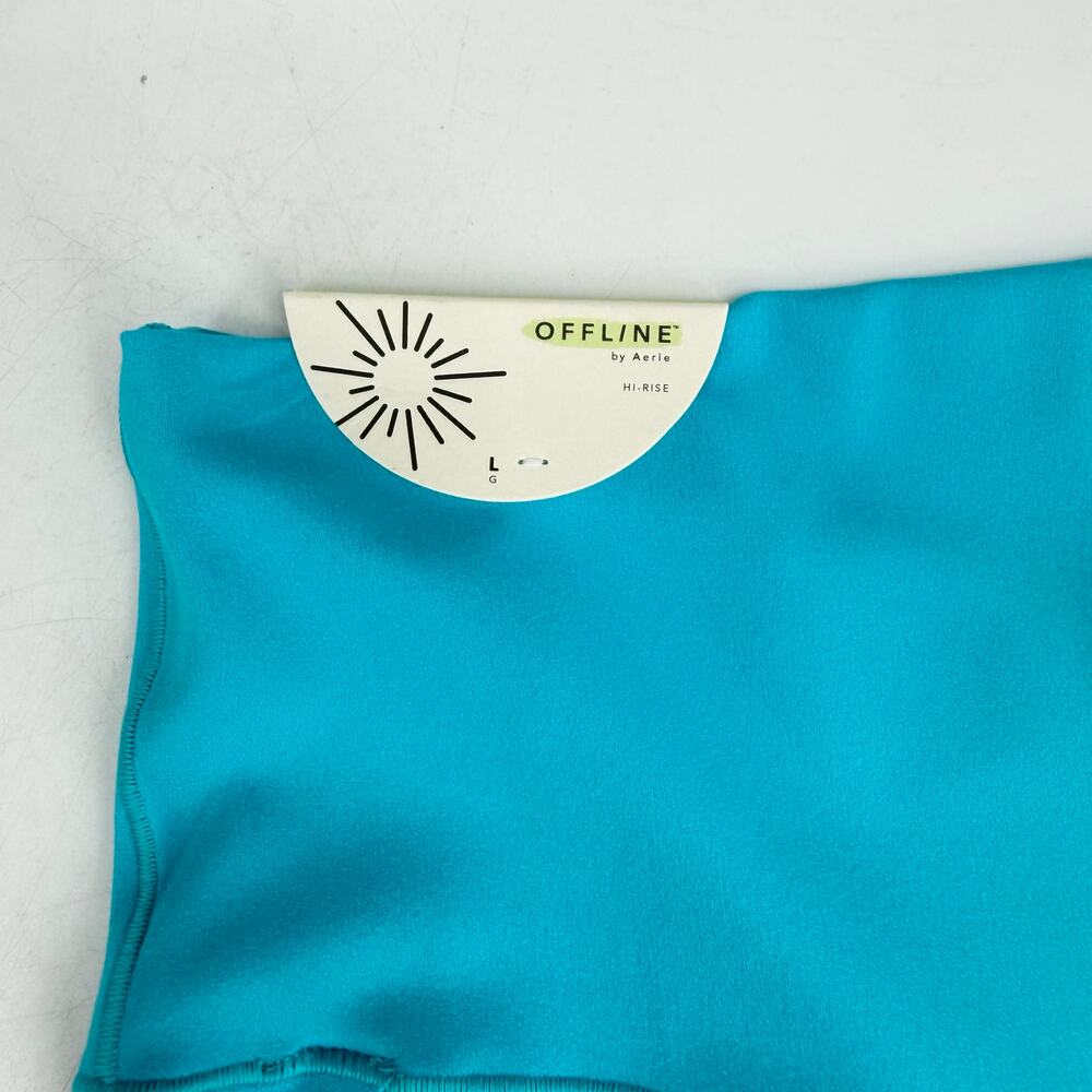 Aerie NEW Crossover High Rise Athletic Workout Athleisure Bike Bright Shorts - Picture 4 of 8